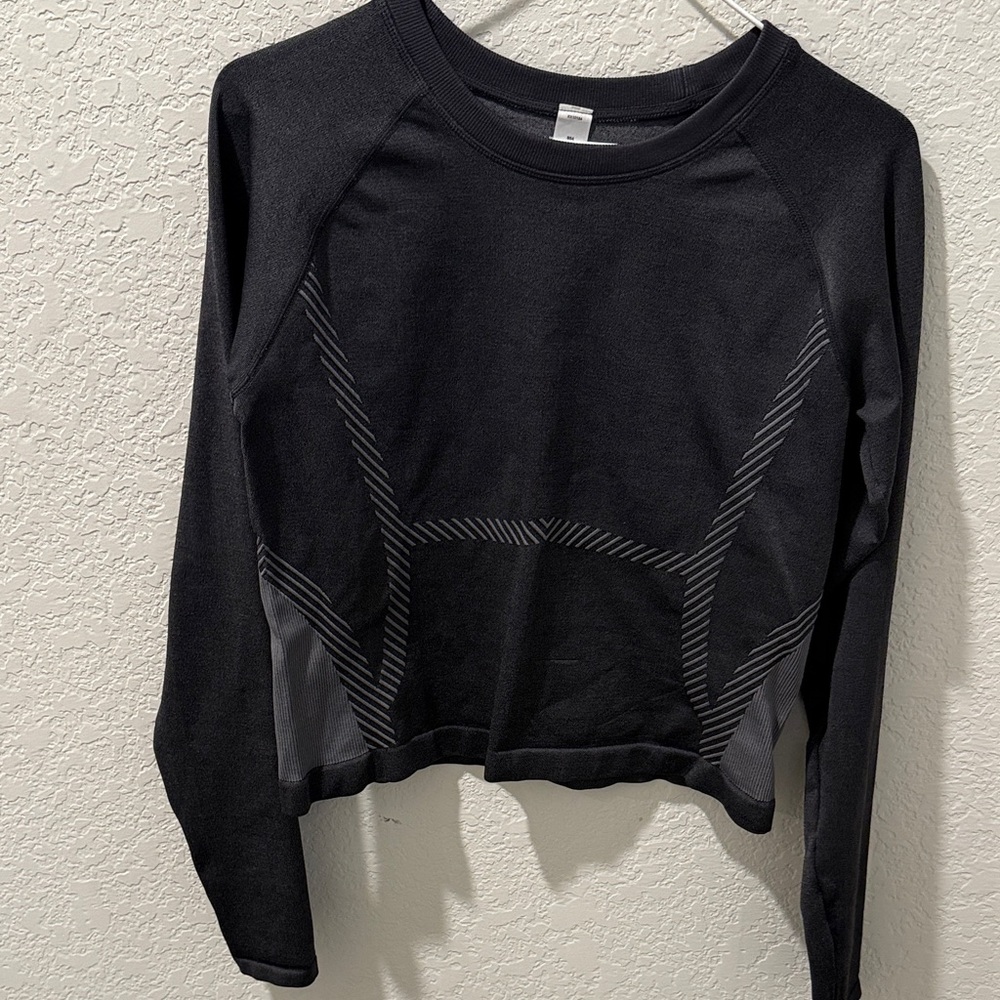 Zella Black Long Sleeve Sweatshirt